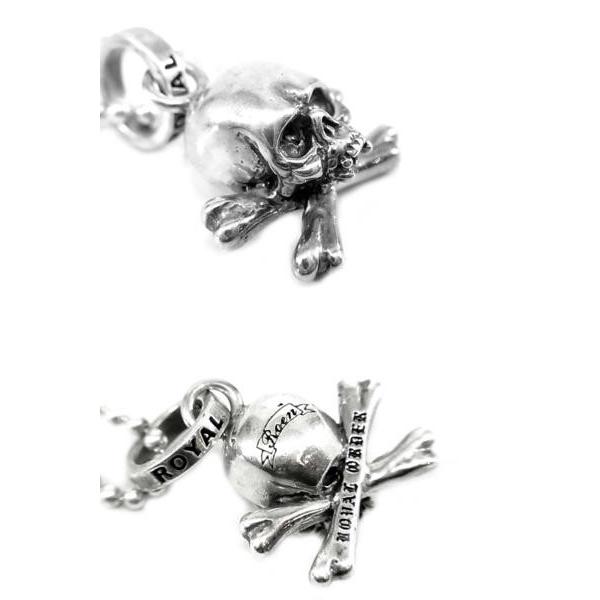 中古 Roen×ROYAL ORDERロイヤルオーダースカルネックレス : 13-1014 