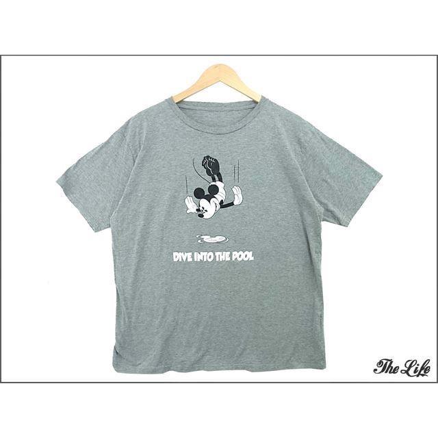 中古 the POOL aoyamaプールミッキーTシャツ/グレーM｜brand-life