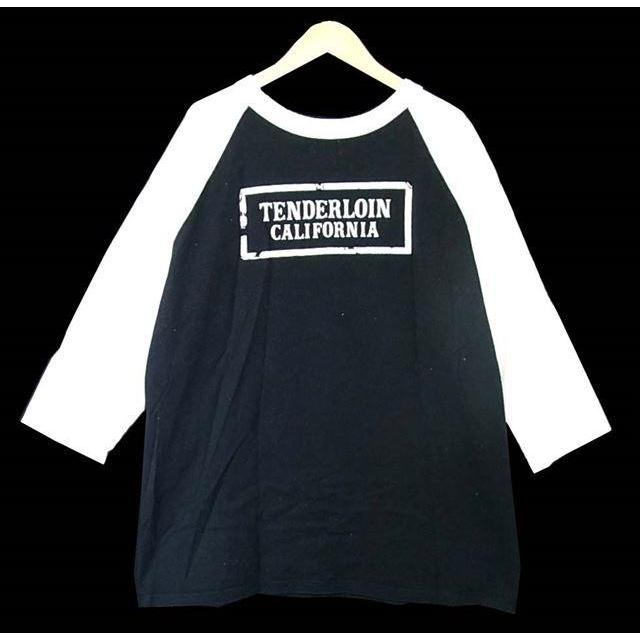 中古 TENDERLOINテンダーロインT-RAGLANラグランカットソーXL｜brand-life｜03