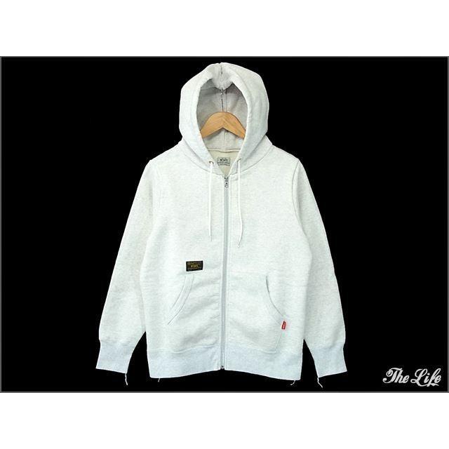 WTAPS 中古 15SS WTAPSダブルタップスHellweek Zip Upパーカー/白/S 