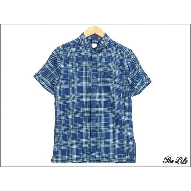 注目の福袋をピックアップ シャツ カジュアルシャツ 商品は全て１点物 お早目にお買い求め下さい 中古 Patagoniaオーガニックコットン半袖チェックシャツxs 青 パタゴニア ブルー Www Threeriversofs Com