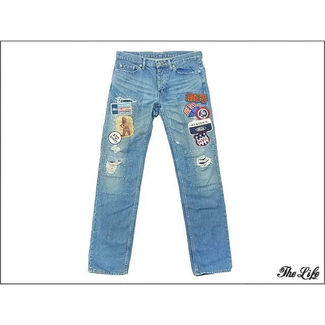 中古 HYSTERIC GLAMOURワッペンデニムパンツ/インディゴL/2AP-4243/ヒステリックグラマー/レディース  :15104330-0003yo07:ブランド専門店LIFE - 通販 - Yahoo!ショッピング