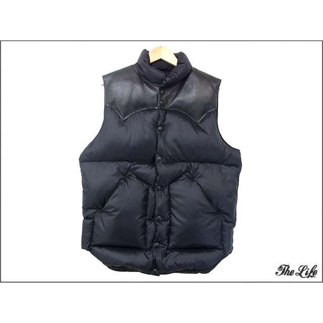 中古 ロッキーマウンテン×ビームス ダウンベスト/黒/38/ROCKY MOUNTAIN 