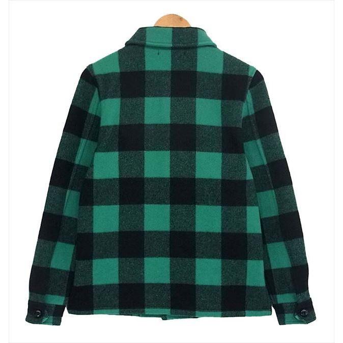 中古 MARBLESマーブルズバッファローチェックボアジャケットS  