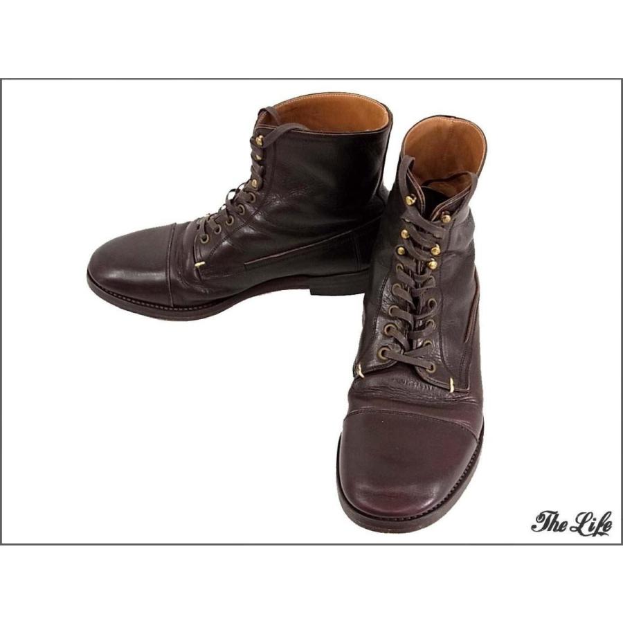 中古 OLD JOEオールドジョーキャップトゥブーツ8.5/ブラウン 