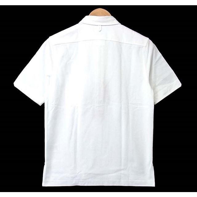 未使用/新古品 BLACK FLEECE B.D金ボタンポケットポロシャツ/白BB1 