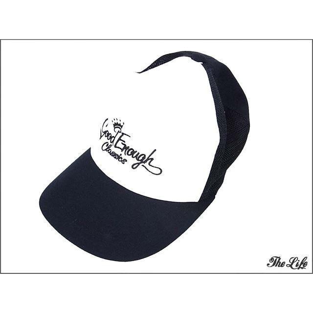 中古 GOOD ENOUGHグッドイナフメッシュキャップ/黒×白 : 15121932 