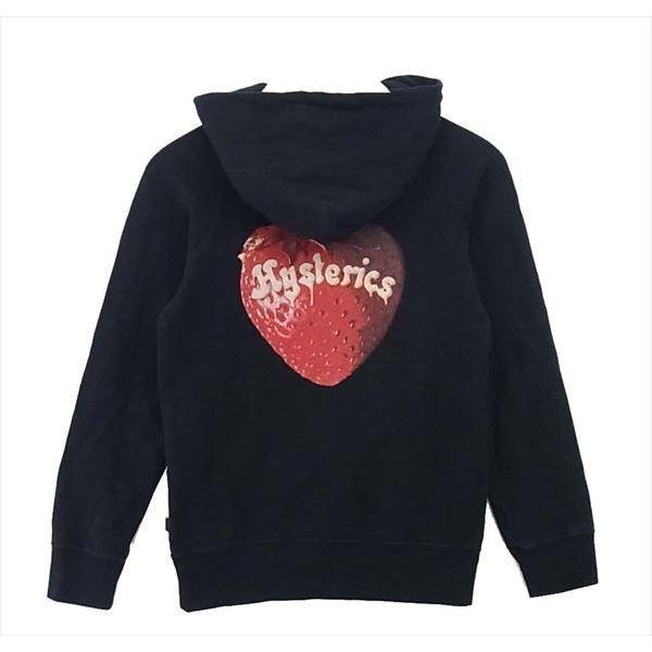 中古 HYSTERIC GLAMOUR 2CF-7840スカルベリーパーカーF/黒 