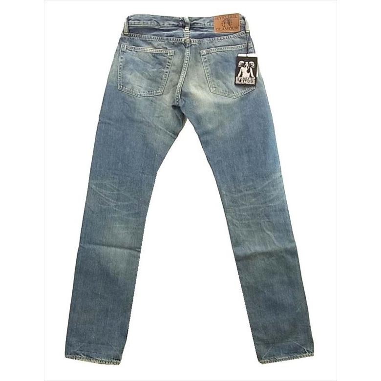 HYSTERIC GLAMOUR 中古 美品 14SS Hysteric Glamour CR加工スリム 