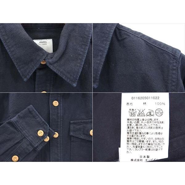 visvim 中古 美品 ビズビム BLACK ELK FLANNEL シャツ 1/DK.INDIGO 