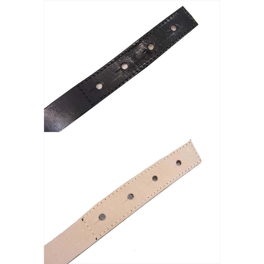 中古 美品 B-LOW THE BELT プレート ベルト ブラック レディース  