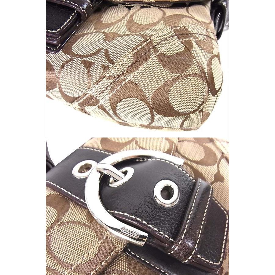 COACH 中古 美品 コーチ 6171 シグネチャー ショルダーバッグ6171 