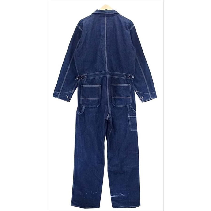 【中古】HOUSTON ヒューストン デニム ツナギ オールインワン インディゴブルー系 【本店】 【中古】HOUSTON ヒューストン デニム ツナギ オールインワン インディゴブルー系 【本店】