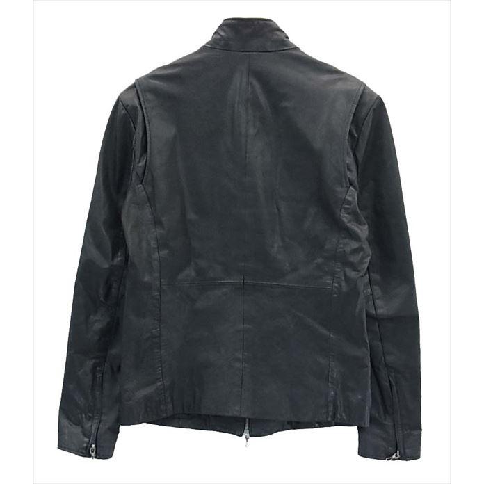 KATHARINE HAMNETT ブルゾン ゴートスキン スエード×レザー KATHARINE HAMNETT ブルゾン ゴートスキン スエード×レザー