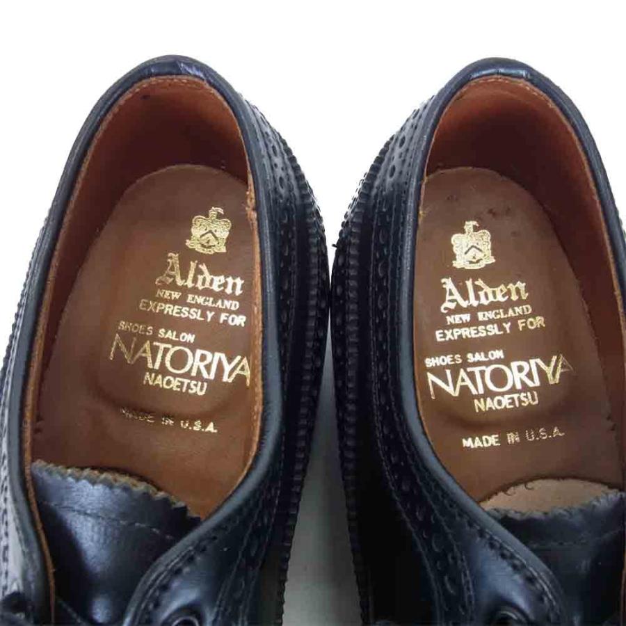 SALE／68%OFF】 オールデン N6503 ウイングチップ ブラックコードバン