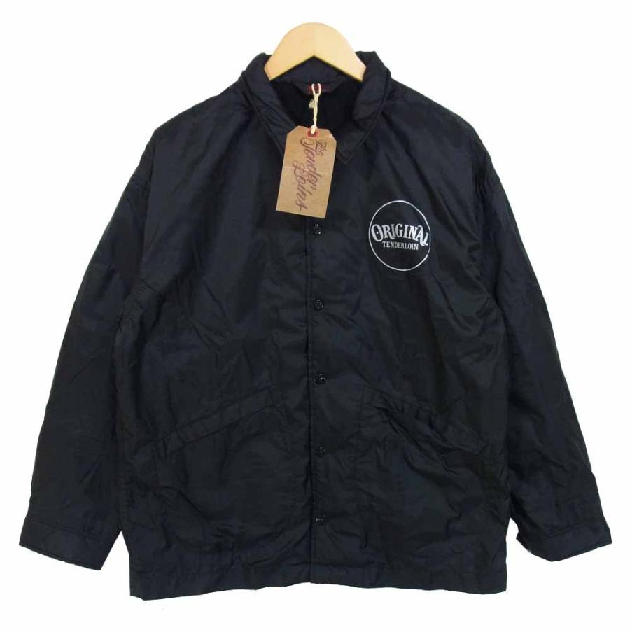 TENDERLOIN テンダーロイン NYLON COACH JKT ナイロン コーチ ジャケット 日本製 ブラック系 S【中古