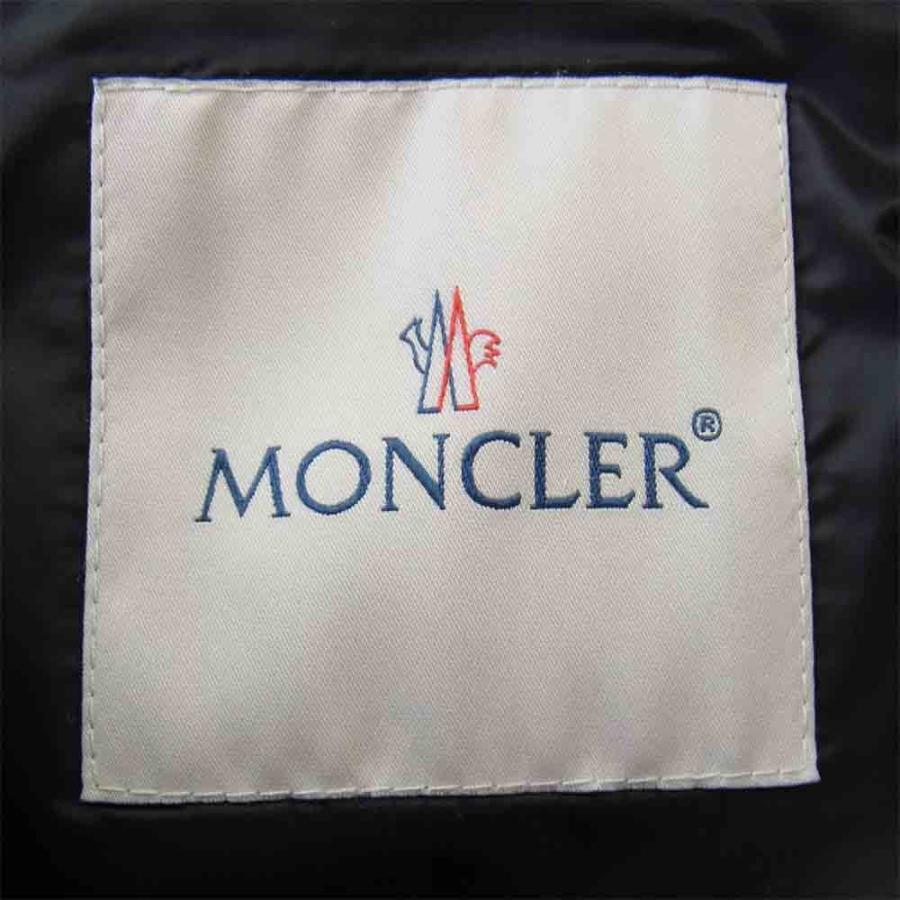 MONCLER モンクレール 18AW ジーニアス フラグメント MORAN ダウン シャツ ジャケット チェック 赤×紺 2【中古