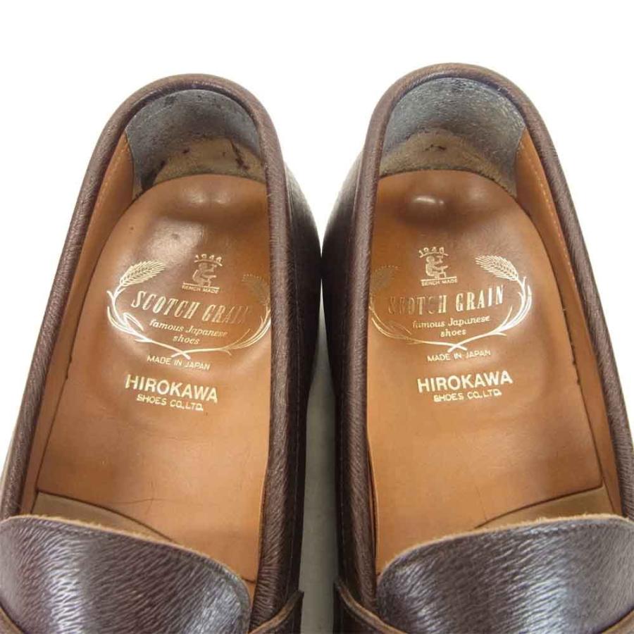 スコッチグレイン スエード ブラウン 26cm 美品 キーパー付 ✨美品✨ スコッチグレイン スウェード ブラウン 25EEE シューキーパー付