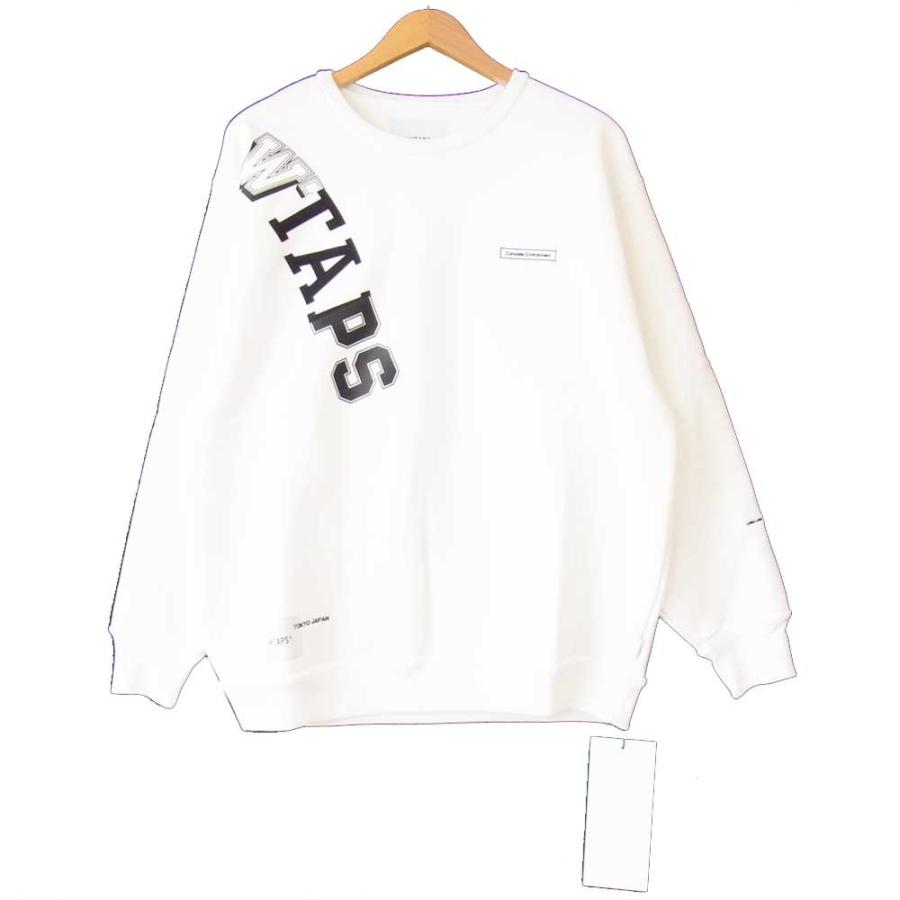 Wtaps ダブルタップス 20aw 202atdt Csm18 Katz Crew Neck Sweatshirts ロゴクルーネックスウェットシャツ ホワイト系 3 新古品 未使用 中古 1a23517yh0075ia25 ブランド専門店life 通販 Yahoo ショッピング