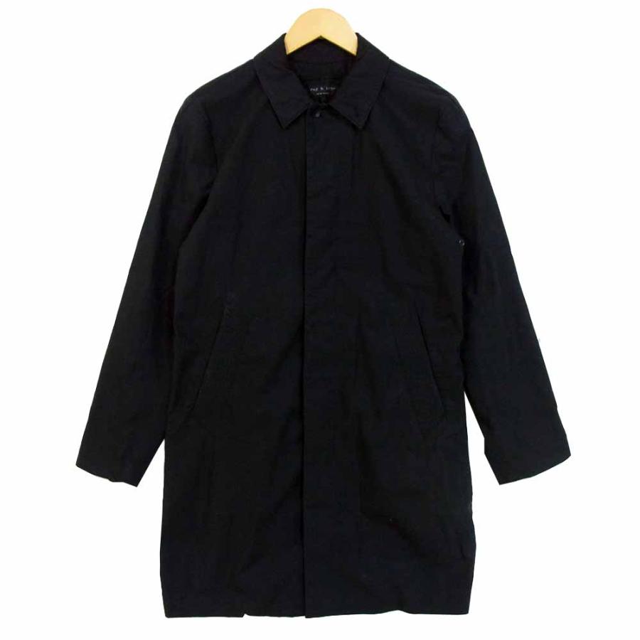 rag & bone ラグアンドボーン 34-05-0019 ステンカラーコート USA製 コットン ブラック系 36【中古】 :  1b03150kh0003ma89 : ブランド専門店LIFE - 通販 - Yahoo!ショッピング