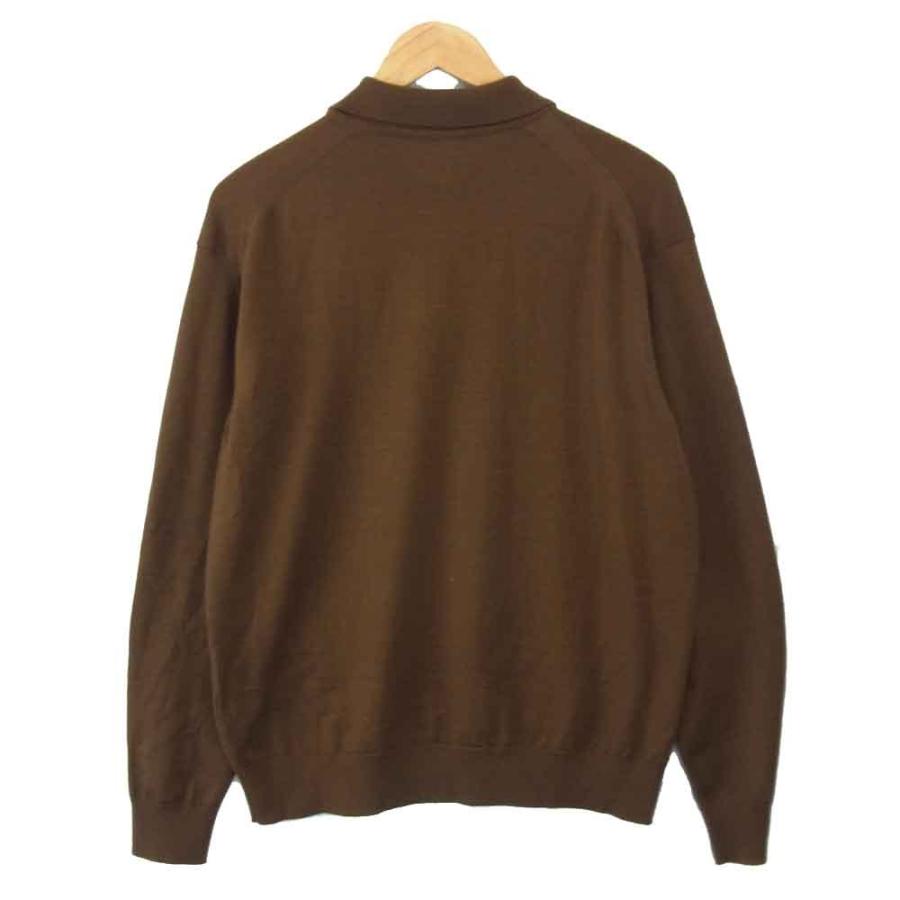 AURALEE オーラリー A7AP02HG WOOL CASHMERE HIGH GAUGE KNIT POLO 