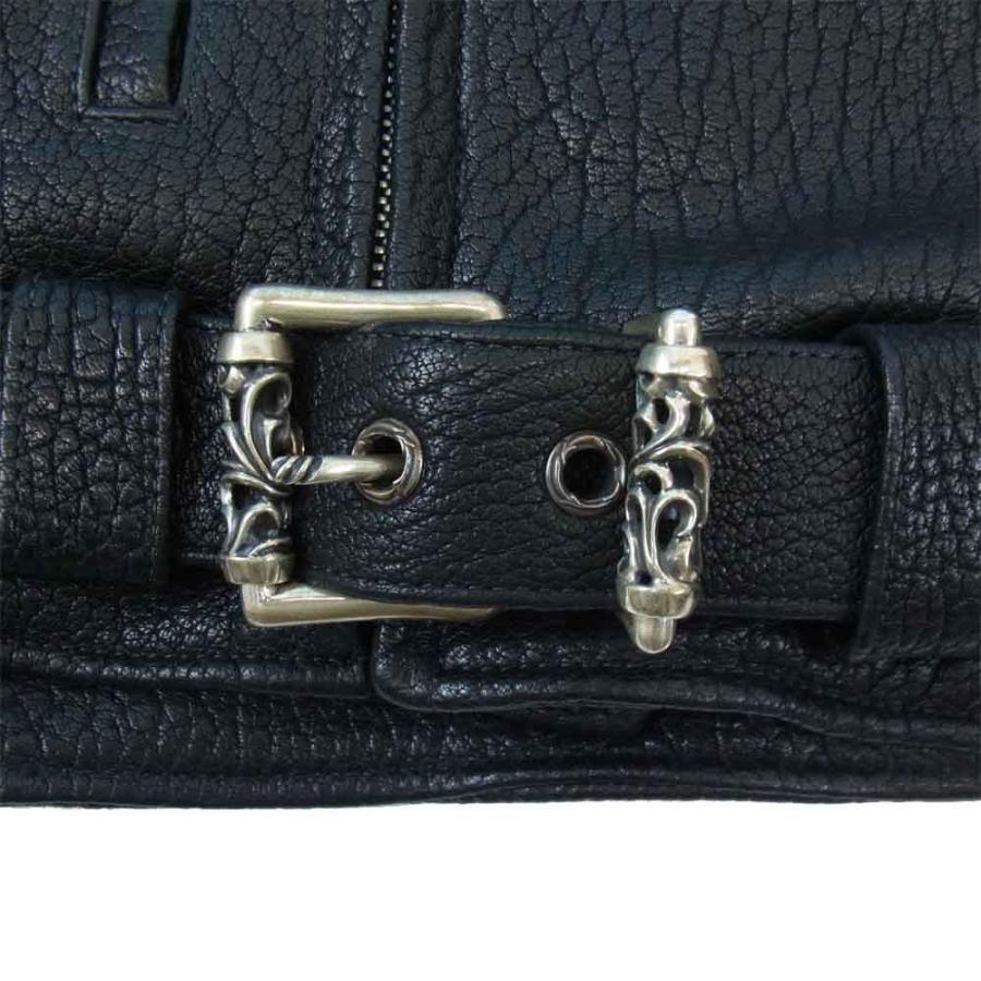 CHROME HEARTS クロムハーツ（原本無） SLUFF LTHR VJ ダガー ジップ 