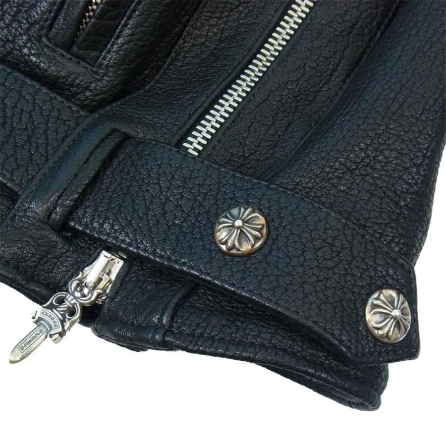CHROME HEARTS クロムハーツ（原本無） SLUFF LTHR VJ ダガー ジップ 