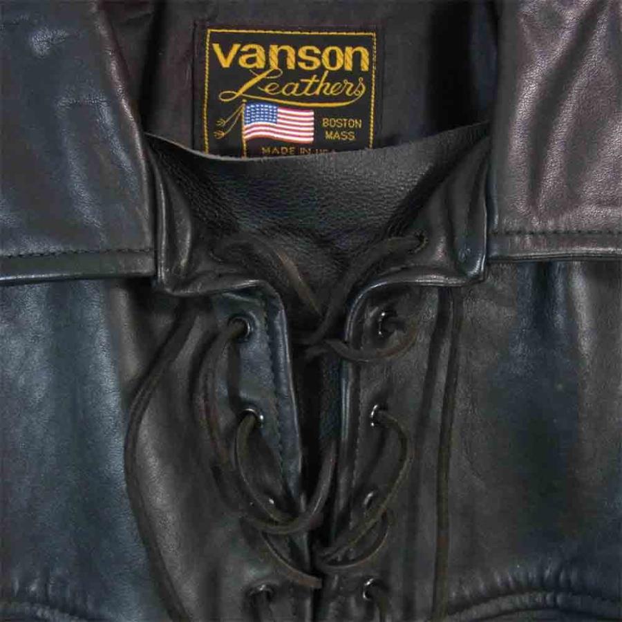 VANSON バンソン レースアップ プルオーバー ジャケット VANSON バンソン レースアップ プルオーバー ジャケット