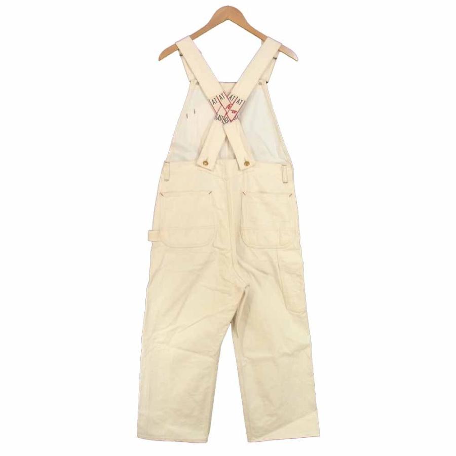 AT LAST アットラスト ヘリンボーン オーバーオール サロペット オフ  