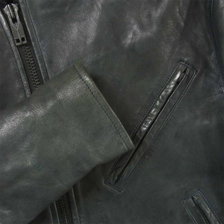 Blackmeans ブラックミーンズ Cz14lc759 ズッカ Cabane De Zucca レザー ダブル ライダース ジャケット ダークネイビー系 2 中古 1c22508kh0038la62 ブランド専門店life 通販 Yahoo ショッピング