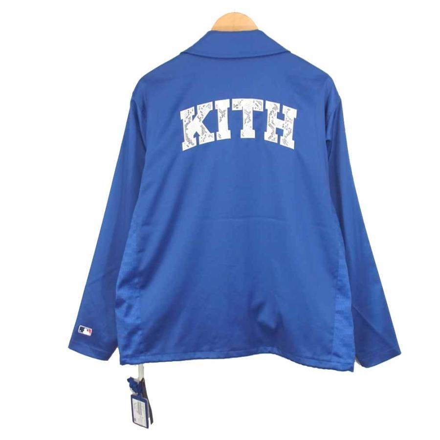 キス Kith Major League Baseball Los Angeles Dodgers Coaches Jacket 