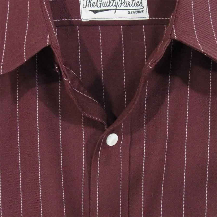 WACKO MARIA ワコマリア STRIPE WESTERN SHIRT ストライプ ウエスタン 