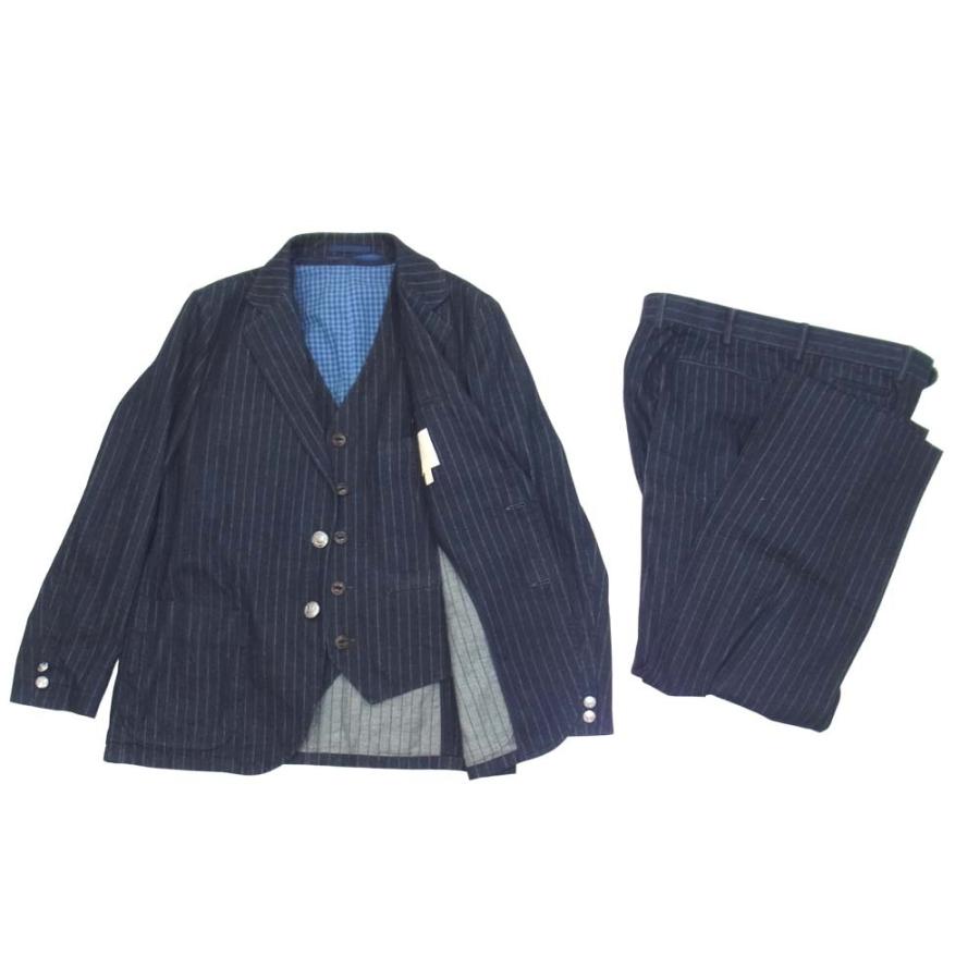 the stylist japan デニムスーツストライプセットアップ