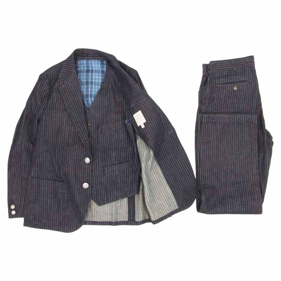 the stylist japan デニム スーツ ストライプ セットアップ(The the stylist japan デニム スーツ ストライプ セットアップ(The
