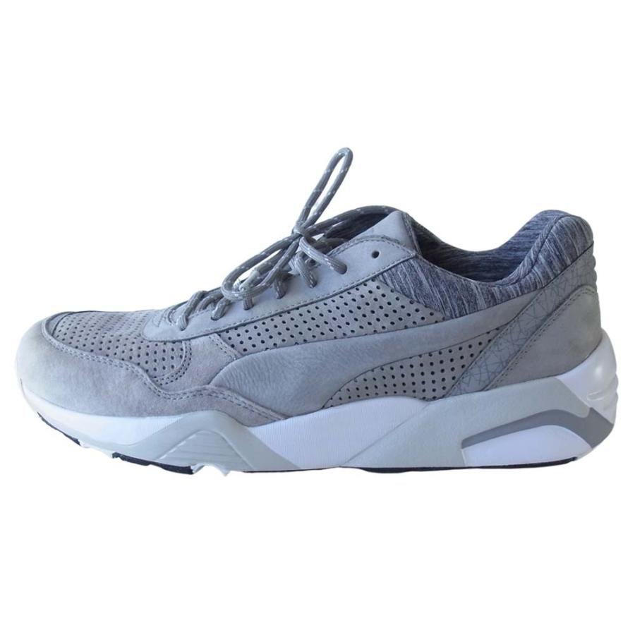 PUMA プーマ × STAMPD スタンプド R698 スニーカー グレー系 27【極上 