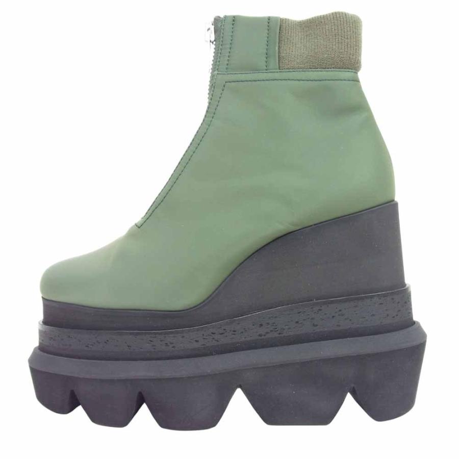 Sacai サカイ 21-05620 Nylon Twill Short Wedge Boots ナイロン  