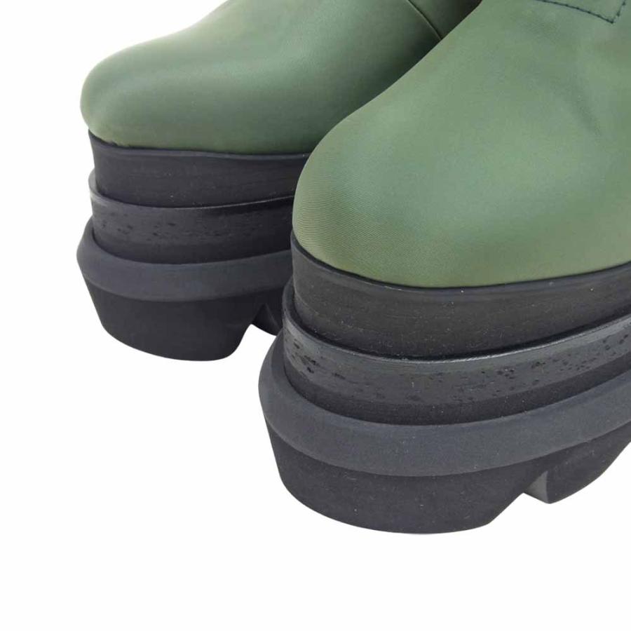 Sacai サカイ 21-05620 Nylon Twill Short Wedge Boots ナイロン  