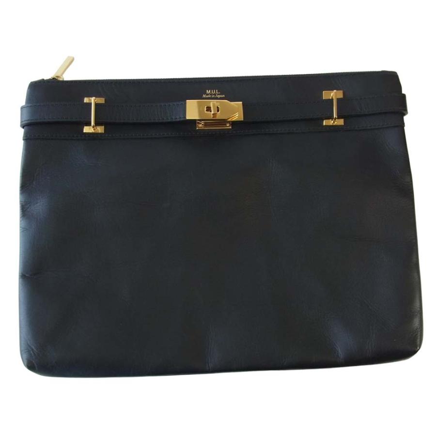 エムユーエル M.U.L. MUL001 Leather Clutch Bag レザー クラッチ 