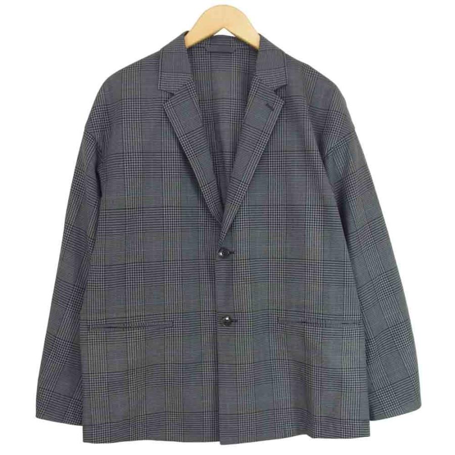 ZUCCa ズッカ CZ04FD533 T/W チェック ポリエステル ウール 薄手 