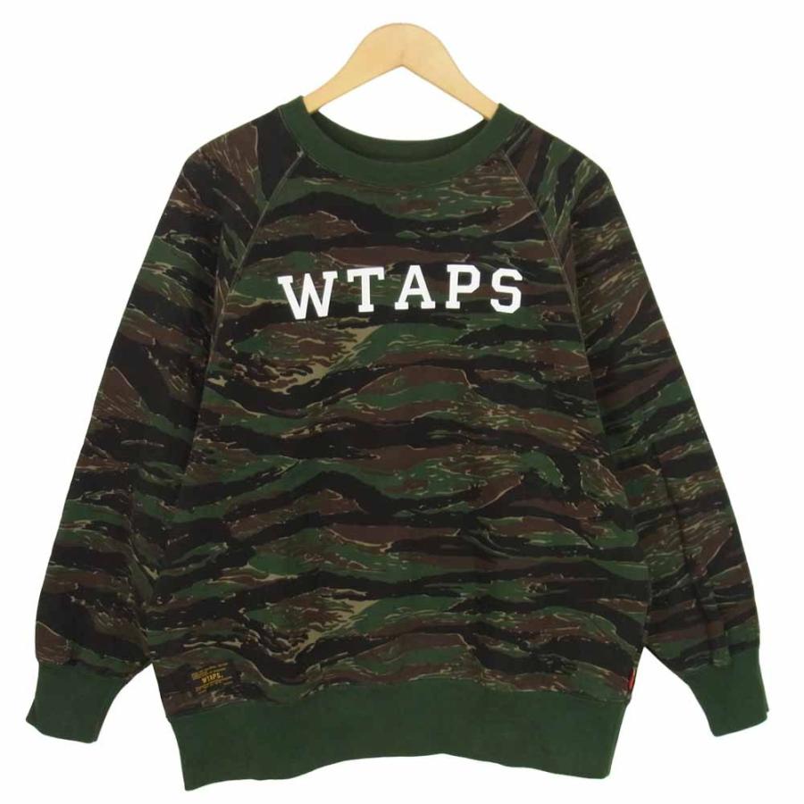 WTAPS ダブルタップス 16AW 162ATDT-CSM10S DESIGN CREW NECK TIGER 