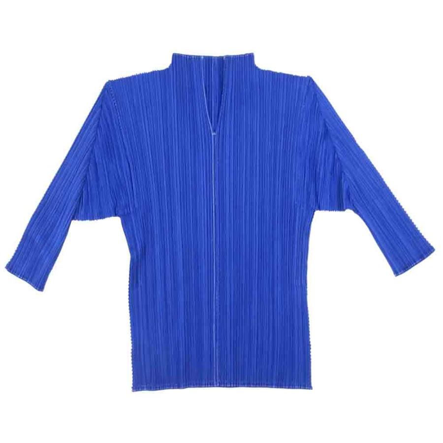 PLEATS PLEASE イッセイ・ミヤケハイネック半袖カットソー