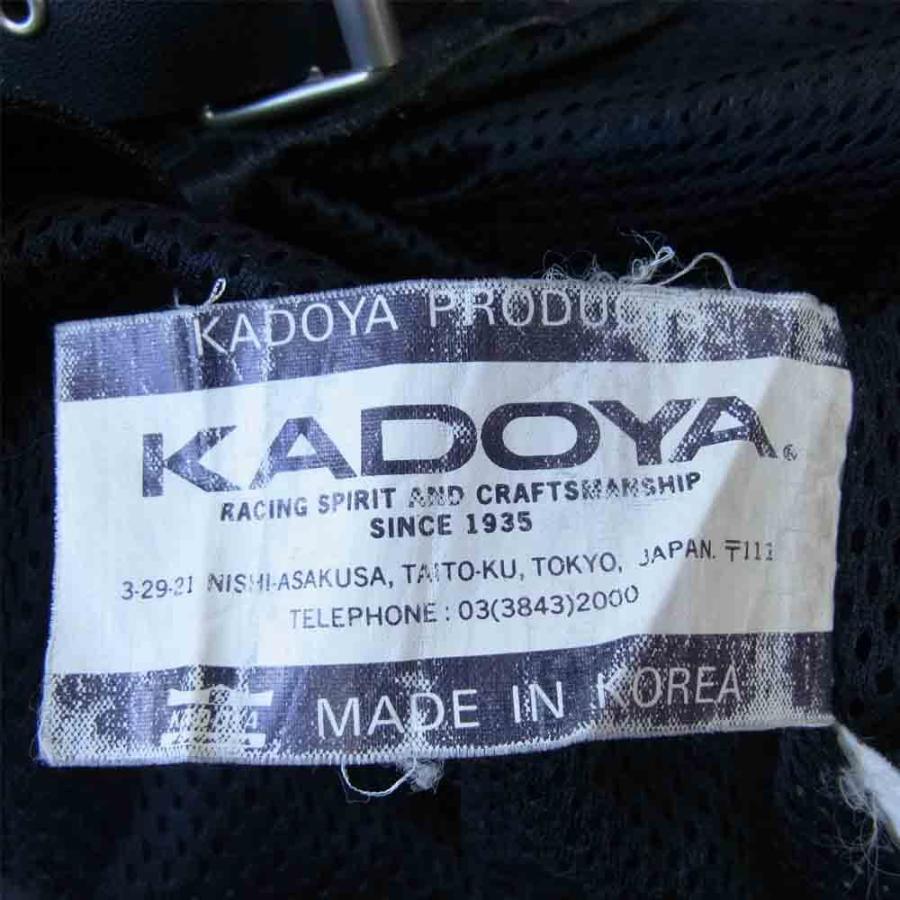 KADOYA カドヤ RADS トライバル 刺繍 ナイロン ライダース ジャケット 
