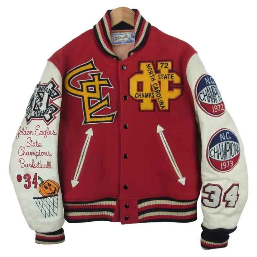 WHITESVILLE ホワイツビル WV10286/287 WOOLMELTON AWARD JACKET フルデコ スタジャン レッド系 ホワイト系 38【中古】 : 1k13305tm0055ja30 : ブランド専門店LIFE - 通販 - Yahoo!ショッピング WHITESVILLE ホワイツビル WV10286/287 WOOLMELTON AWARD JACKET フルデコ スタジャン レッド系 ホワイト系 38【中古】 : 1k13305tm0055ja30 : ブランド専門店LIFE - 通販 - Yahoo!ショッピング