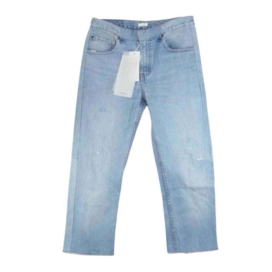 シーオール SEEALL SAU01 DE604 RECONSTRUCTED ZIP DENIM 再構築 