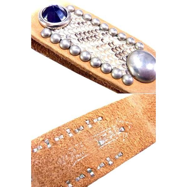 中古 WOLF'S HEADウルフズヘッド スタッズレザーキーホルダー 中古 WOLF'S HEADウルフズヘッド スタッズレザーキーホルダー