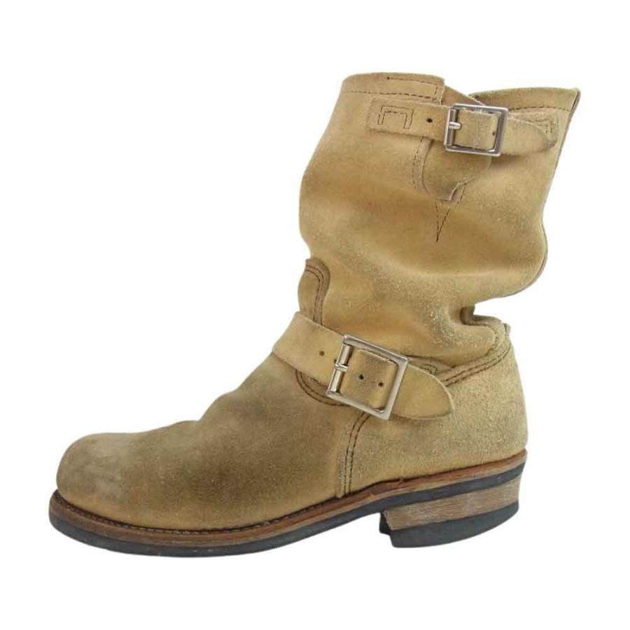 RED WING レッドウィング 8268 スエード エンジニア ブーツ ベージュ系 