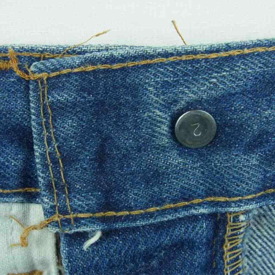 Levi S リーバイス ボタン裏刻印2 Talon42ジップ バックポケット裏チェーンステッチ スモールe デニム パンツ インディゴブルー系 中古 2ash0035xa03 ブランド専門店life 通販 Yahoo ショッピング