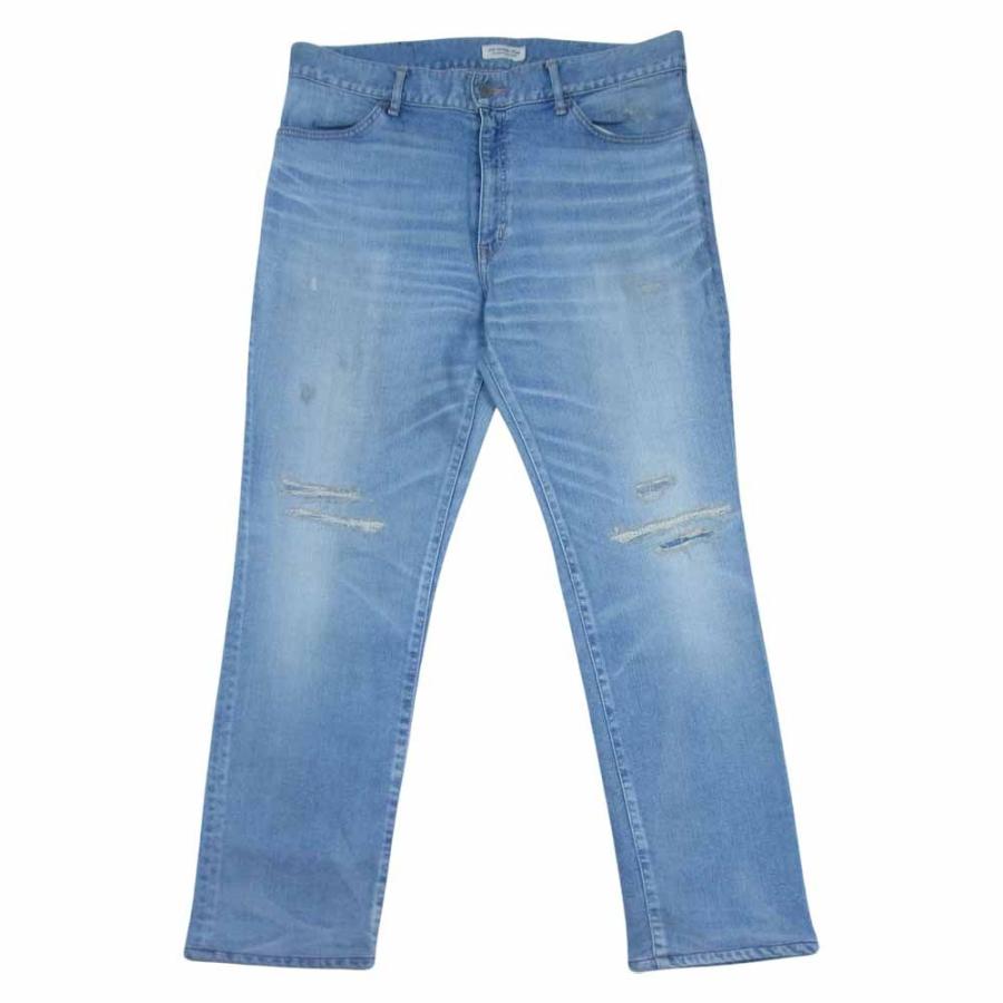 Ron Herman ロンハーマン DENIM 2720600117 ダメージ リペア ユーズド加工 デニム パンツ インディゴブルー系 36