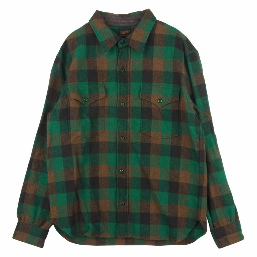 TENDERLOIN テンダーロイン T-WOOL SHT P ブロック チェック ウール 