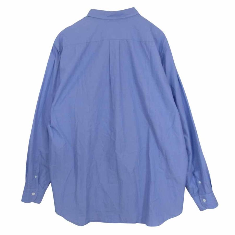 COMOLI コモリ 20SS R01-02001 SHIRTS 長袖シャツ ブルー系 3【中古 